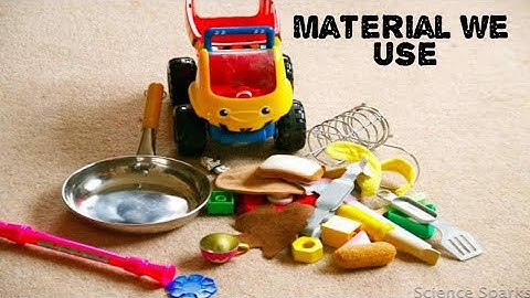 "Material we use " unit 15 class 7 science Maharashtra board