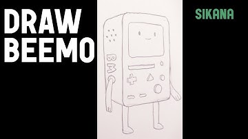 Learn to draw easily: How to draw BMO from Adventure time