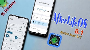 AfterLifeOS Android 16 review voor Redmi Note 8 – volledige functies, bugs en prestatietest! 🔥