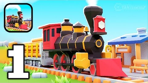 TRAIN RUSH - Gameplay Walkthrough Part 1 Railway Station (Android,iOS)