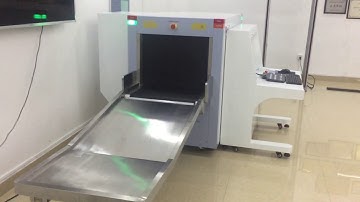 Dual view x ray baggage scanner AT6550D from Security Electronic Equipment