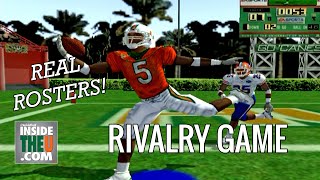 Miami Hurricanes RIVALRY GAME vs. Florida | Sean Taylor, Andre Johnson | NCAA Football 2003 (PS2)