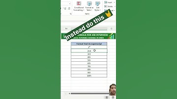 Formula for superscript #viralvideo #shortsvideo #excel #exceltech #excelworld