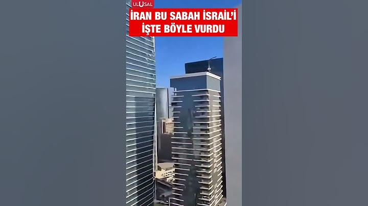 İRAN SABAH SAATLERİNDE İSRAİL'İ BÖYLE VURDU #shorts #iran #israil #keşfet