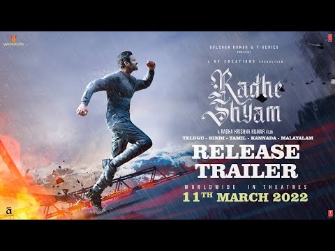 Radhe Shyam Release Trailer | Prabhas | Pooja Hegde | Radha Krishna Kumar | Bhushan K | 11.03.2022