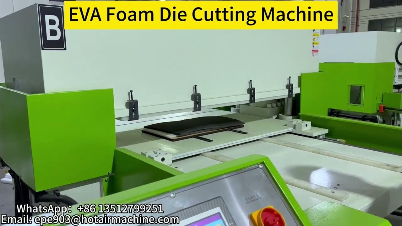 EVA Foam Die Cutting Machine Punching Machine YouTube