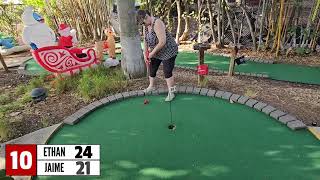 They call this EASY? Putt'n Around #minigolf Delray Beach FL | 2/1/2025