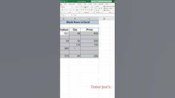 Deleting Blank Cells in Excel: A Comprehensive Guide to Data Cleanup | Tutor Joes