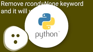 Solving least squares in Python using Numba