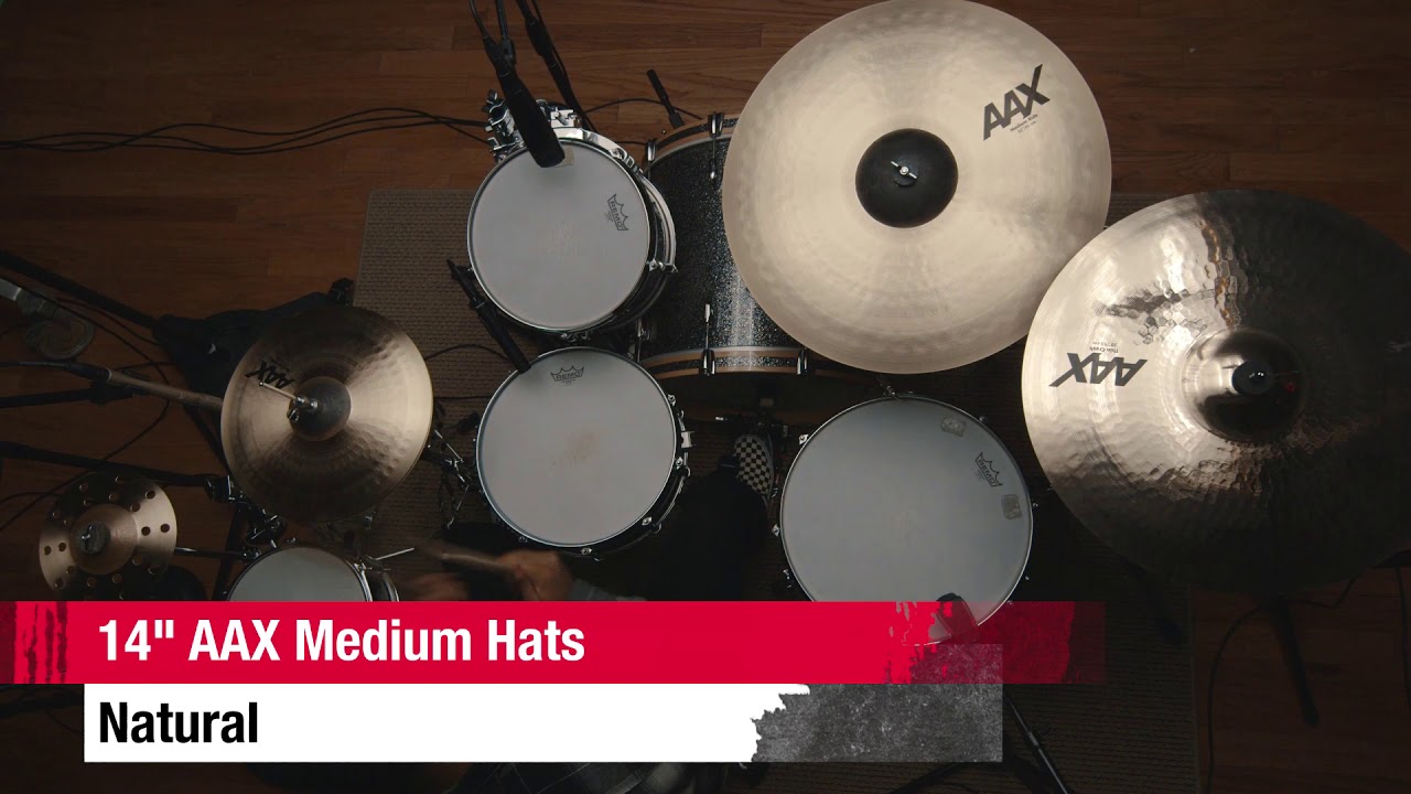Sabian AAX Hi-Hat Cymbals 21402XCB 14 inch 