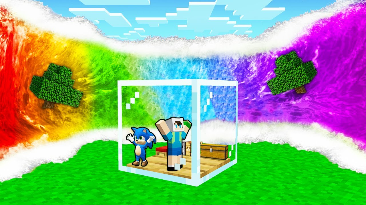 RENGARENK TSUNAMİ VS KIYAMET SIĞINAĞI 😱 Minecraft