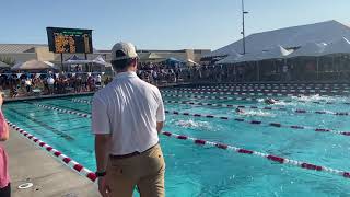2021 Western Zone Senior Championship Men's 100 Breaststroke Final: Evan VanBrocklin Lane 1