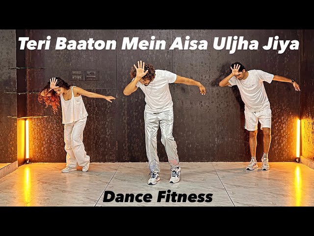 Teri Baaton Mein Aisa Uljha Jiya | Dance Fitness | Bollyfit | Akshay Jain Choreography #ajdancefit class=