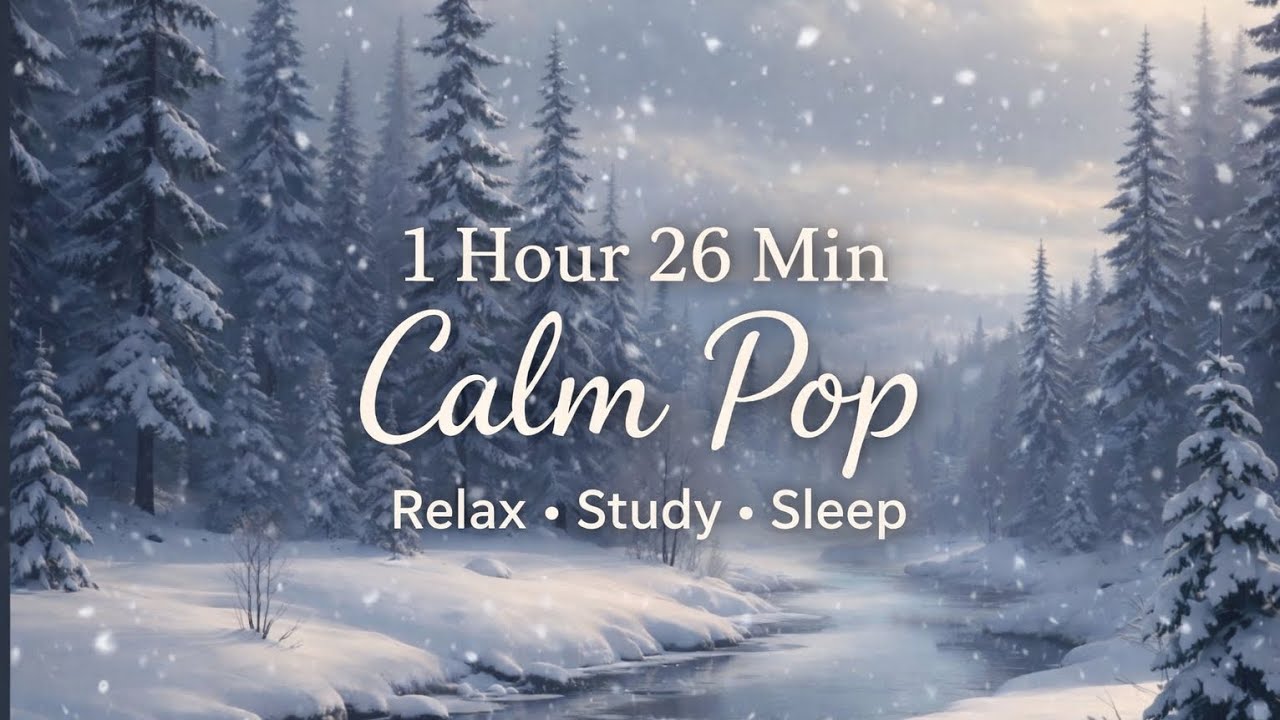1 Hour 26 Min Calm Pop ❄️ Relax · Study · Sleep