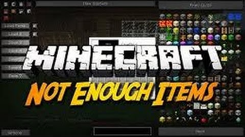 How to download the Not Enough Items Mod (ANY VERS