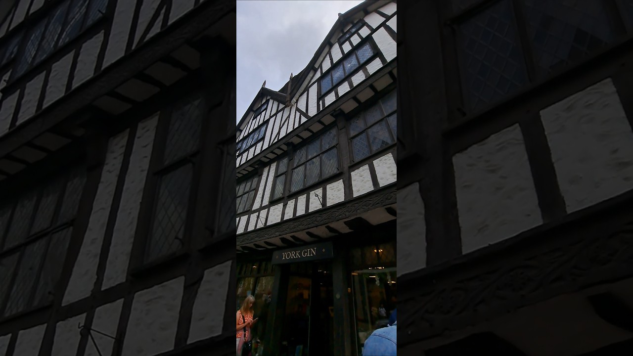 Tudor building from 1600s #travel, #england, #history, #tudor, #york, #uk, #architecture