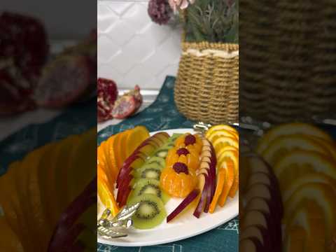 Фруктовая нарезка🥝 Mevalarni oson va chiroyli dasturhonga tortish usullari 😍 #рецепты