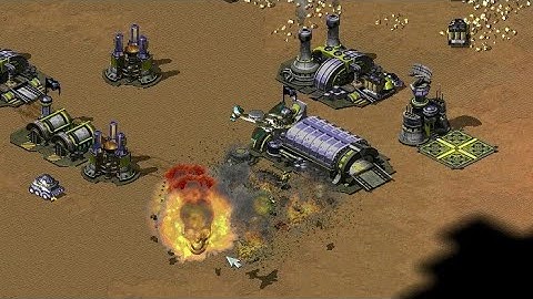 Red Alert 2 Online Multiplayer Gameplay 4 vs 4 in Tour of Egypt 4x4 Extended