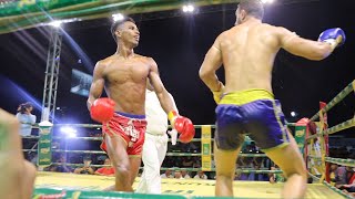 ឈឿន ល្វៃល្អម្លេះទាំងដៃ កែង ជើង Cheoun Lvai VS Russia Boxing Kun Khmer Sun Kun khmer KO