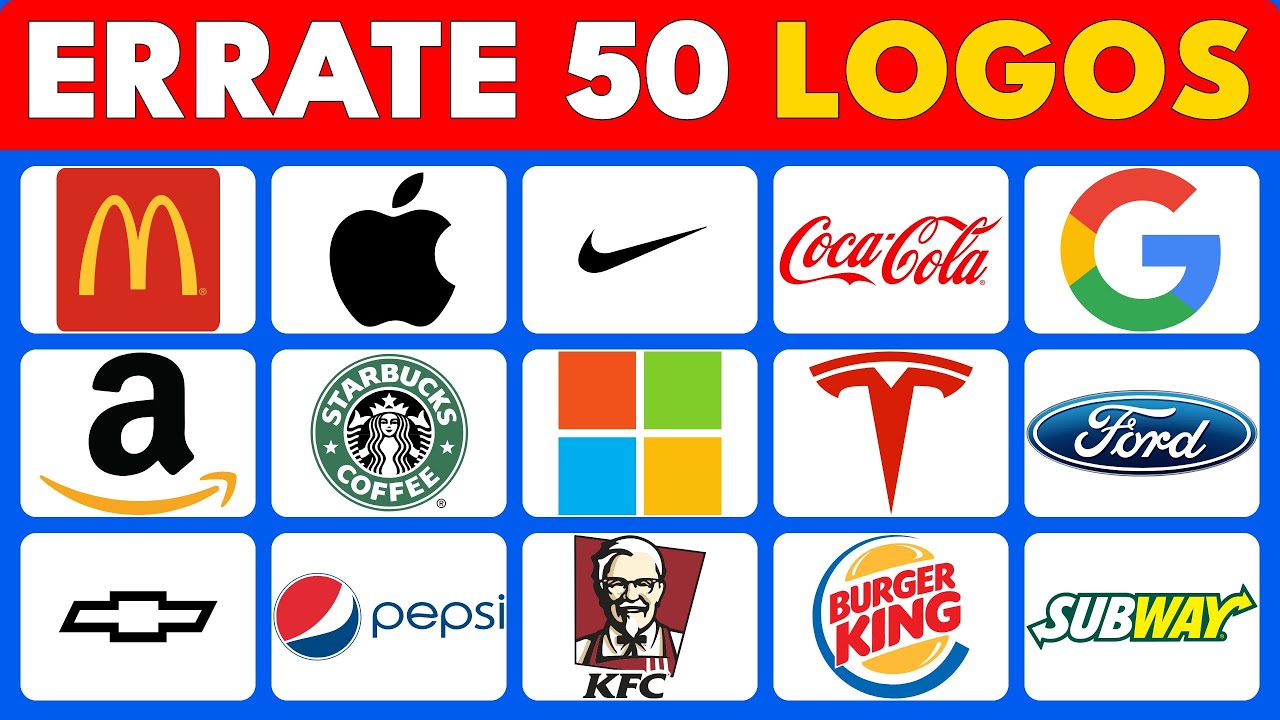 50 Amerikanische Markenlogos: Bist Du ein Logo-Profi?