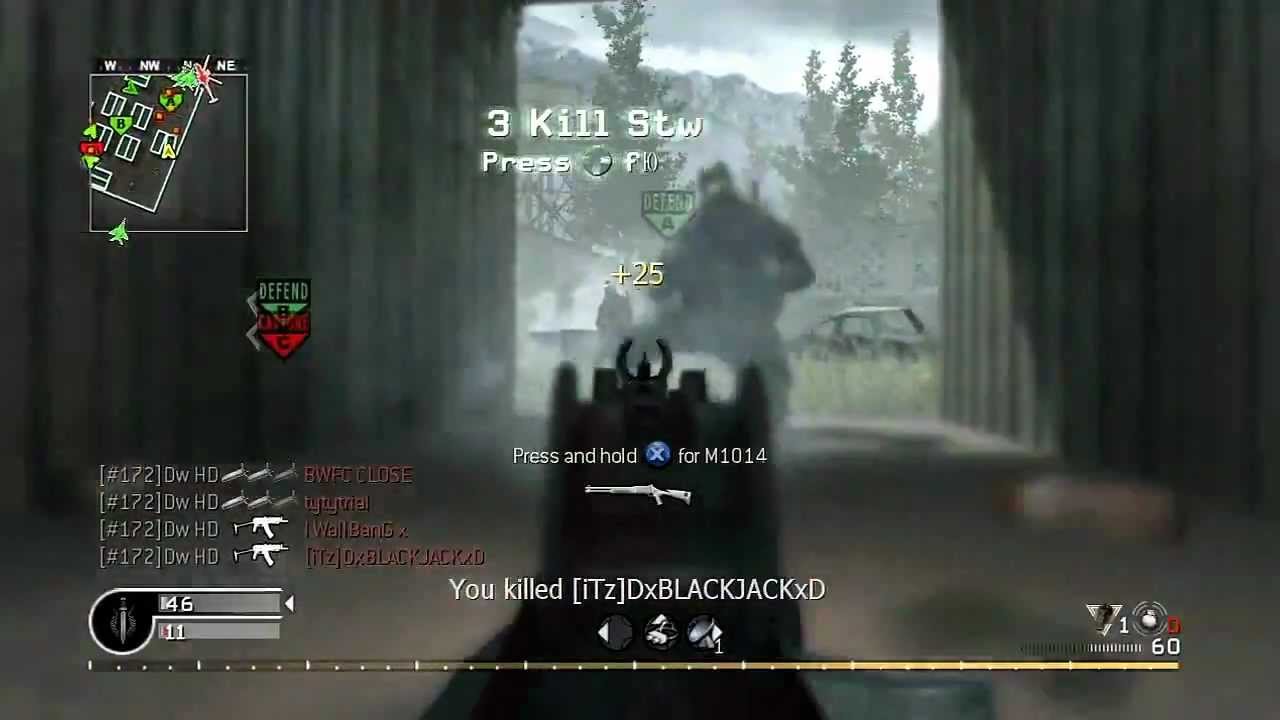 Unedited Cod4 Killfeed