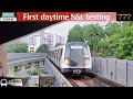 [First daytime NSL testing] SMRT Alstom MOVIA R151 [839/840] at (NS5) Yew Tee