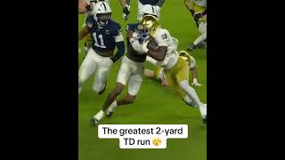 That time Jeremiyah Love refused to go down 😤