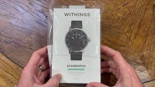 Unboxing The Withings Scanwatch