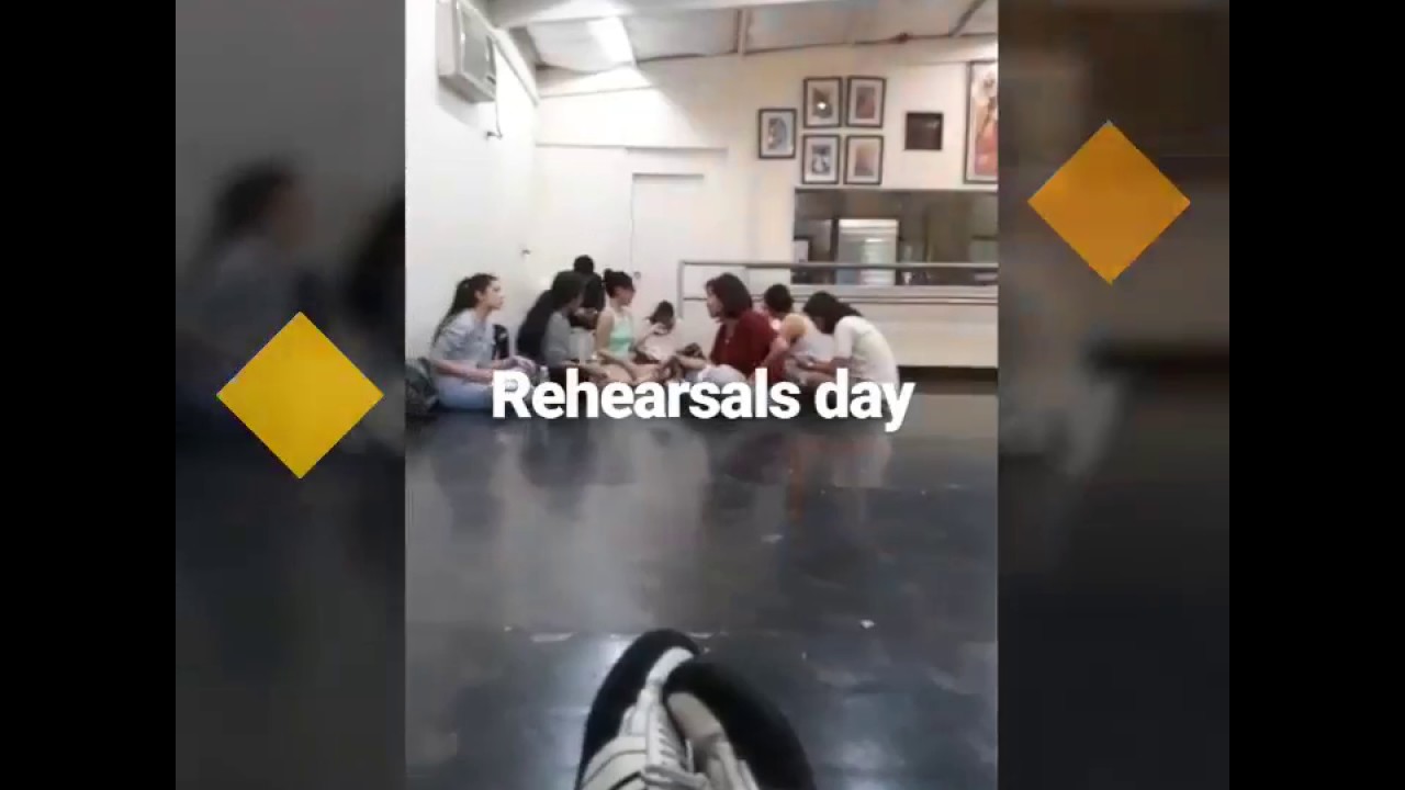 Rehearsing theater and shoothing films in the Philippines