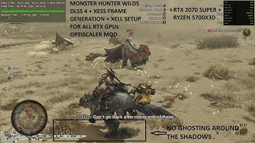 Monster Hunter Wilds DLSS 4 AI Upscaler + Optiscaler XeSS Frame Gen + XeLL Setup for All RTX GPUs