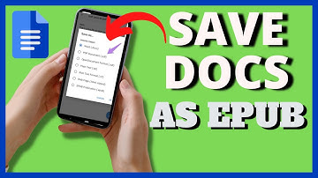 How to save Google Docs as epub files on Android