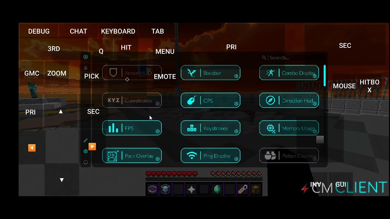 Cm Client Mod Cm Client new update #pojavalauncher #minecraft @Peepoope @MrBeast ...