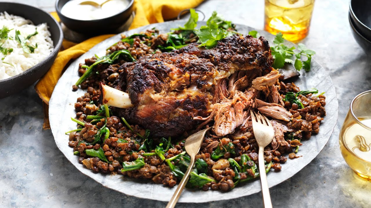 Slow cooked Korma Lamb Shoulder Recipe - YouTube