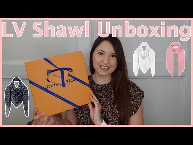 LOUIS VUITTON PINK TWILLY SILK SCARF  LV UNBOXING, REVIEW & STYLING 