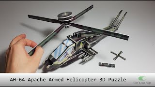 3D Puzzle Apache Helicopter screenshot 4