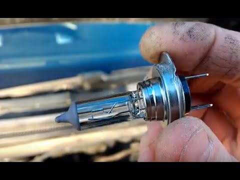 Замена лампы H7 ближнего света на KIA CEED How to change a headlight bulb