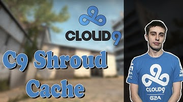 C9 Shroud playing CS:GO ESEA on Cache (twitch stream)