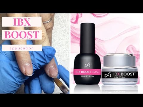 IBX BOOST and CND Shellac Winter Glow APPLICATION