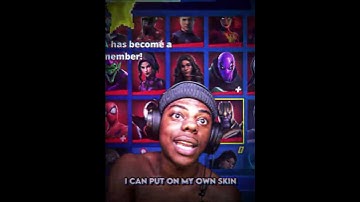 iShowSpeed Shows Off His New Fortnite Skin..😲 (Via @f00tball_g0atts On Tiktok)