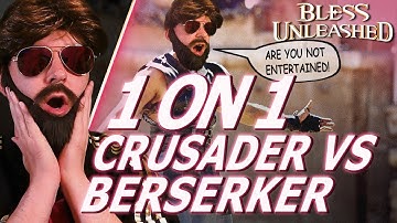 EPIC Bless Unleashed PvP Arena 1v1 Moment | Crusader vs Berserker