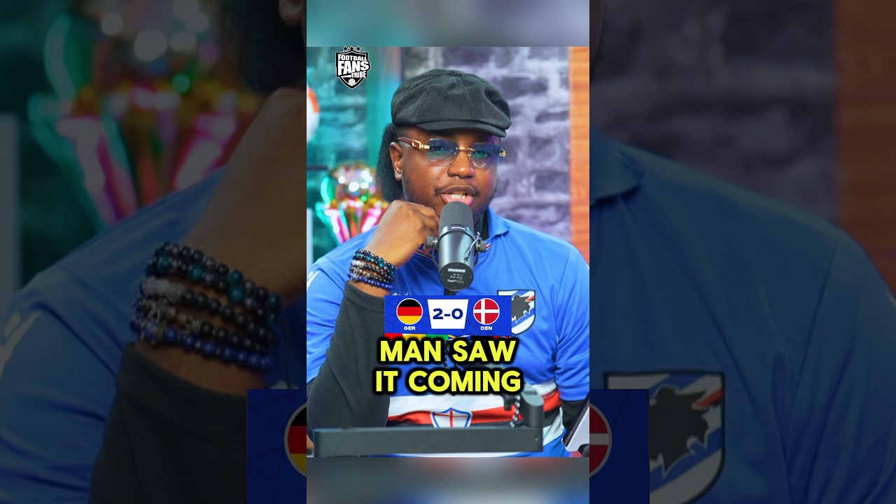 He saw the Germany 2-0 Denmark result coming 💡👀 