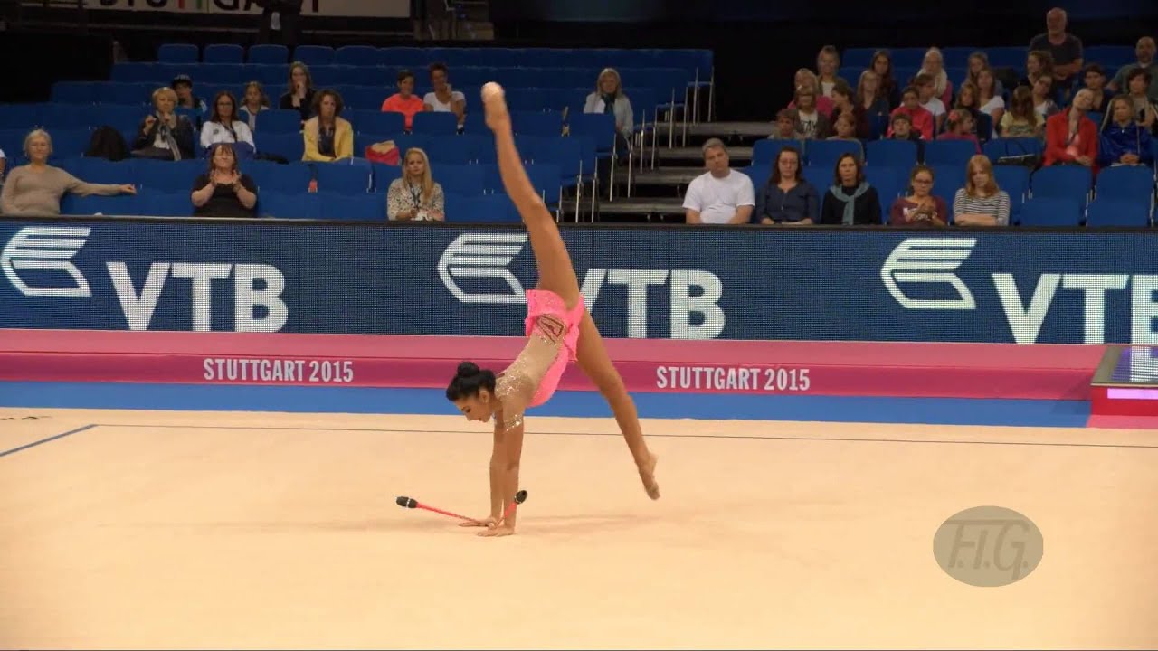 Varvara FILIOU (GRE) 2015 Rhythmic Worlds Stuttgart - Qualifications Clubs