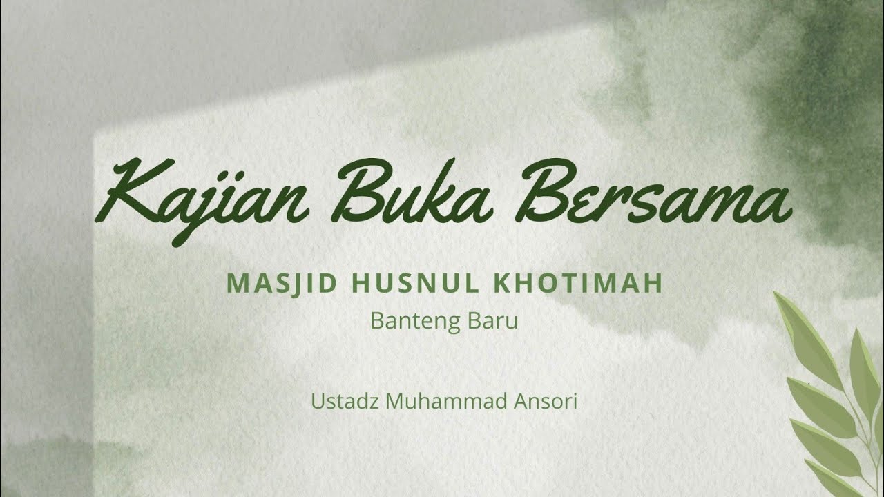 Dunia Sering Menipu - Ustadz Muhammad Ansori