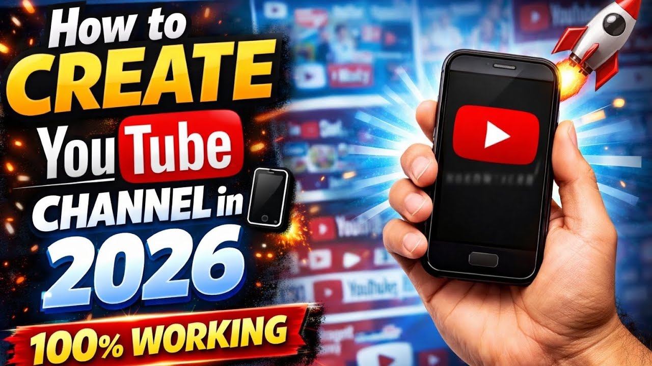 How To Create a YouTube Channel in 2026 📱 | Mobile Se YouTube Channel ...
