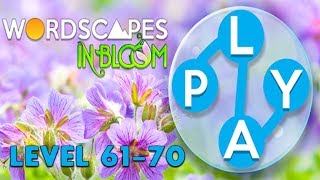 Wordscapes In Bloom Level 61-70 | Answers screenshot 4