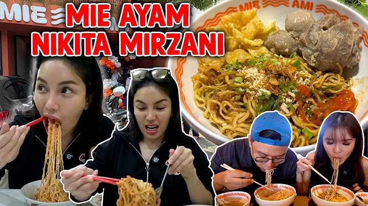 NIKITA MIRZANI JUALAN MIE AYAM, BARU BUKA UDAH NGANTRI PANJANG!!