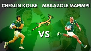 Makazole Mapimpi Vs Cheslin Kolbe Who Is The Fastest?