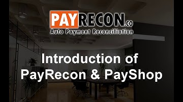PayRecon & PayShop Introduction
