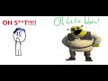 I played ROBLOX shrek in the backrooms