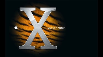 Mac OS X 10.4 Tiger nostalgia